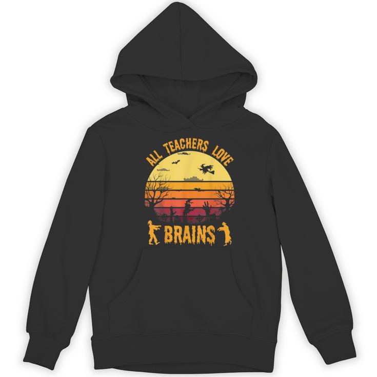 Halloween Costume Teacher Love Brains Zombie Women's Hoodie, novelty gifts, funny gifts Halloween Costume Teacher Love Brains Zombie Women's Hoodie, novelty gifts, funny gifts