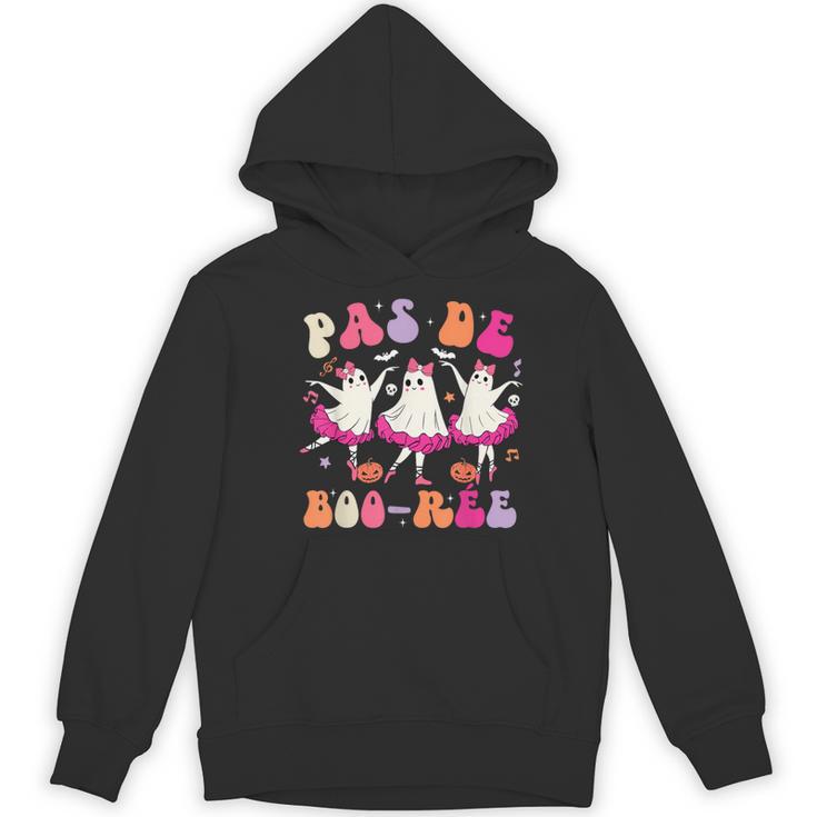 Halloween Dance Teacher Pas De Boo-Ree Ghost Ballet Dancer Women's Hoodie, novelty gifts, funny gifts