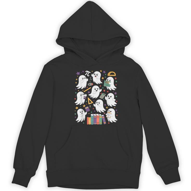 Halloween Math Teacher Ghost Math Teacher Spooky Halloween Women's Hoodie, novelty gifts, funny gifts