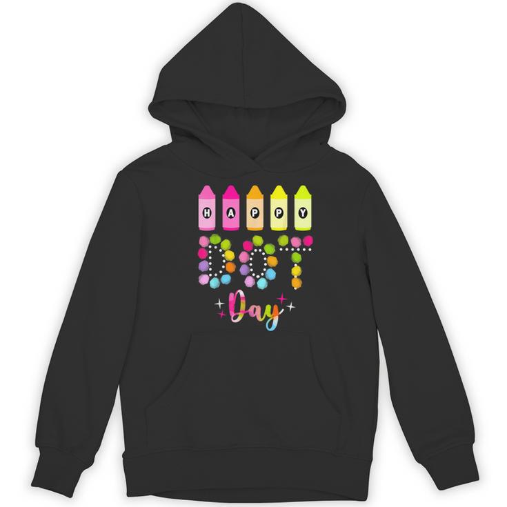 Happy Dot Day 2025 Teacher Kids Girls Colorful Polka Dot Day Women's Hoodie, novelty gifts, funny gifts Happy Dot Day 2025 Teacher Kids Girls Colorful Polka Dot Day Women's Hoodie, novelty gifts, funny gifts