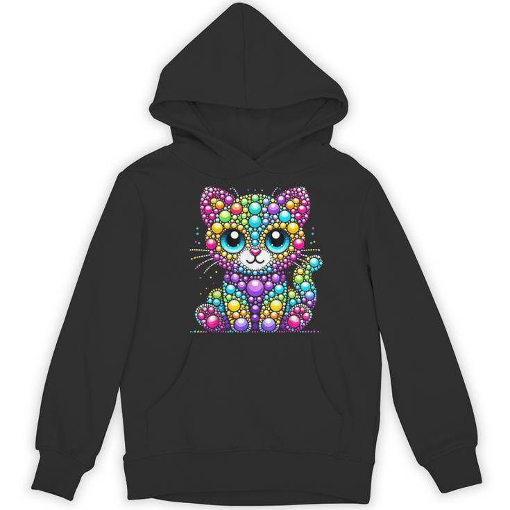 Happy Dot Day Colorful Polka Dot Cat Kitten Teachers Kids Women's Hoodie, novelty gifts, funny gifts Happy Dot Day Colorful Polka Dot Cat Kitten Teachers Kids Women's Hoodie, novelty gifts, funny gifts