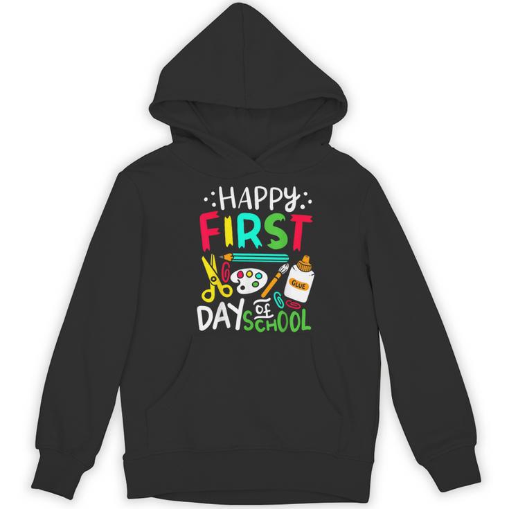 Happy First Day Of School Teacher Back To School Student Women's Hoodie, novelty gifts, funny gifts Happy First Day Of School Teacher Back To School Student Women's Hoodie, novelty gifts, funny gifts