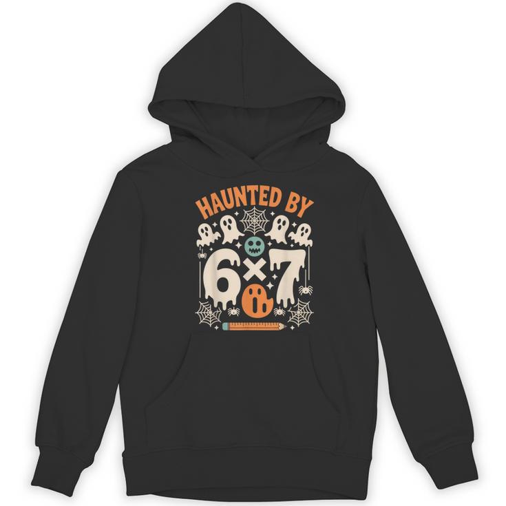 Haunted By 6x7 Math Teacher Halloween Pun Women's Hoodie, novelty gifts, funny gifts Haunted By 6x7 Math Teacher Halloween Pun Women's Hoodie, novelty gifts, funny gifts