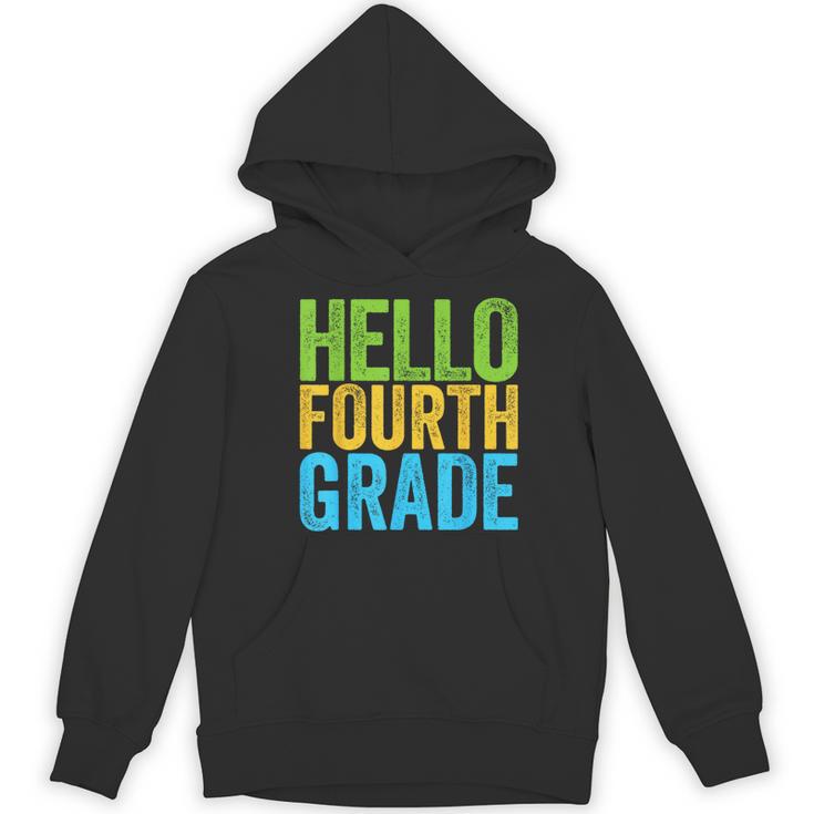 Hello Fourth Grade Shirt 4th Grade Boy Girl Student Teacher Women's Hoodie, novelty gifts, funny gifts