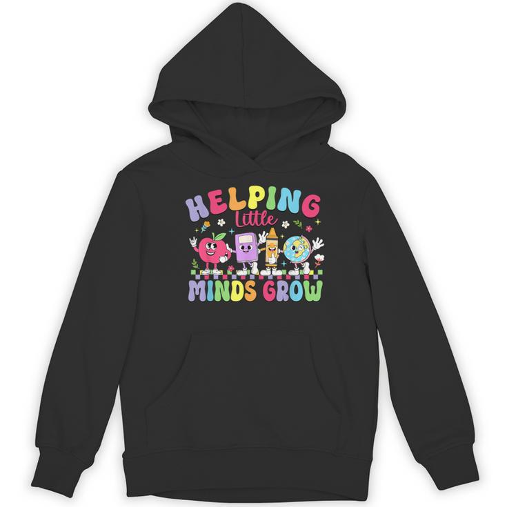 Helping Little Minds Grow Teacher Life Back To School Women's Hoodie, novelty gifts, funny gifts Helping Little Minds Grow Teacher Life Back To School Women's Hoodie, novelty gifts, funny gifts