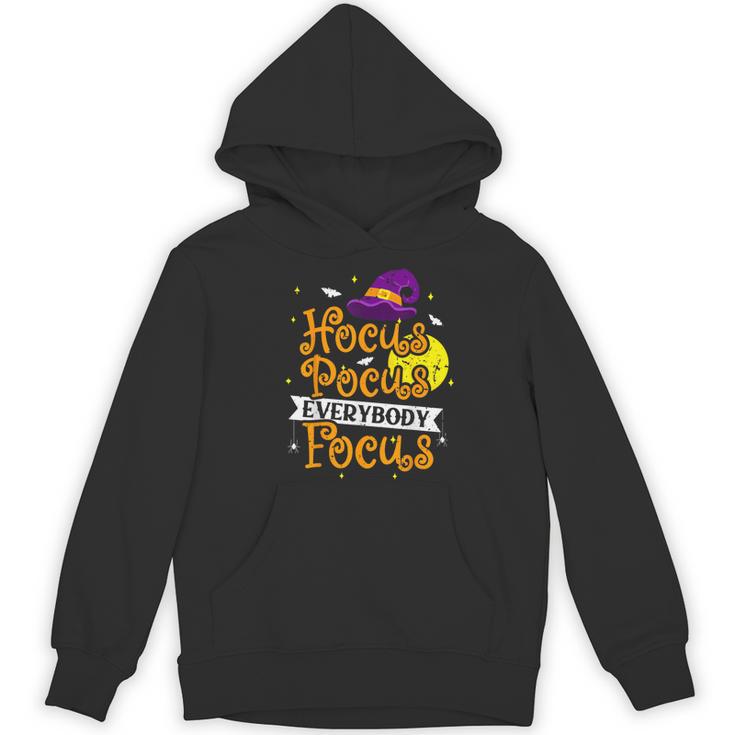 Hocus Pocus Everybody Focus Halloween Teacher Men Women Kids Women's Hoodie, novelty gifts, funny gifts