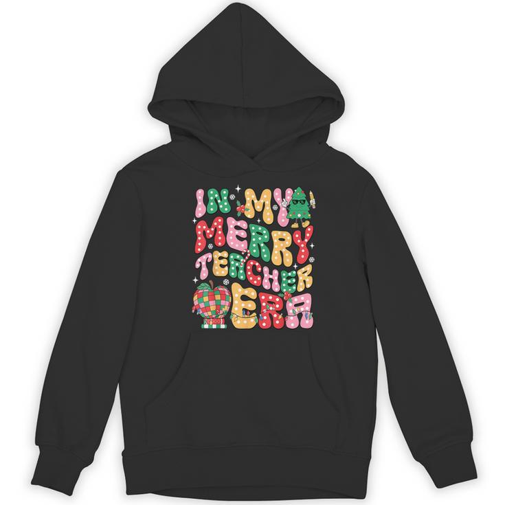 In My Holly Xmas Jolly Teacher Era Teacher Vibes Christmas Women's Hoodie, novelty gifts, funny gifts In My Holly Xmas Jolly Teacher Era Teacher Vibes Christmas Women's Hoodie, novelty gifts, funny gifts