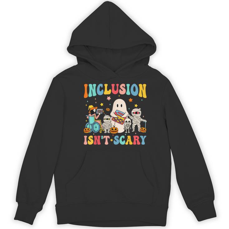 Inclusion Isn't Scary SLP Halloween Sped Teacher Therapy Women's Hoodie, novelty gifts, funny gifts