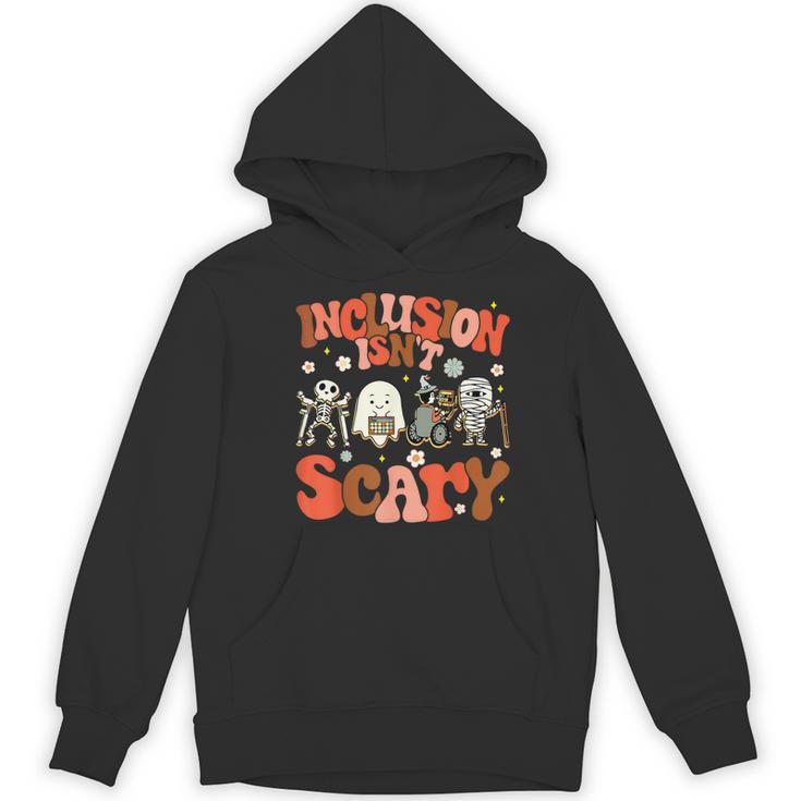 Inclusion Isn't Scary SLP Sped Teacher Halloween Women's Hoodie, novelty gifts, funny gifts