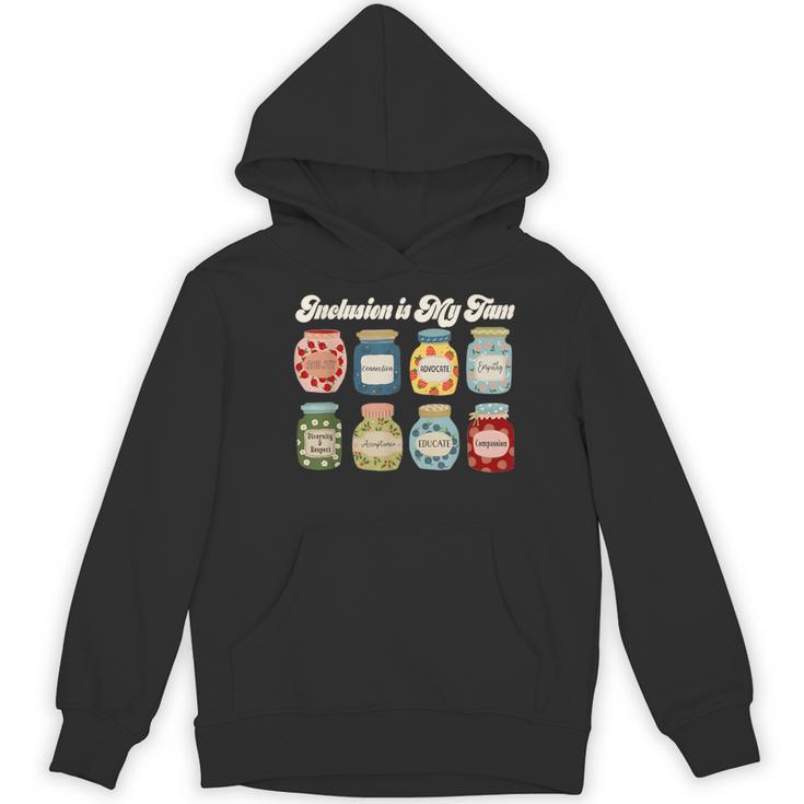 Inclusion Is My Jam Neurodiversity Special Education Teacher Women's Hoodie, novelty gifts, funny gifts