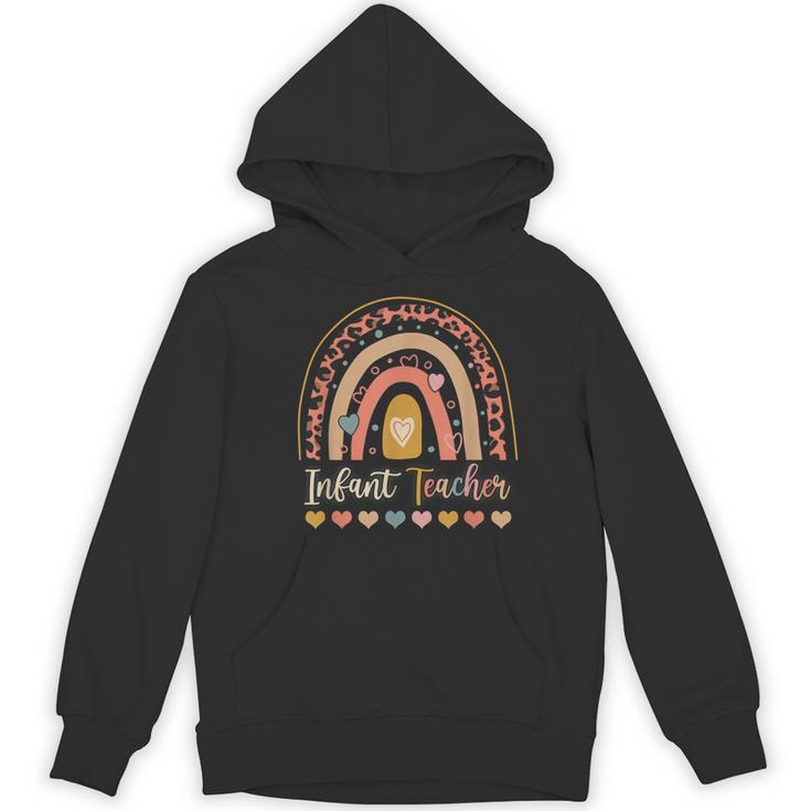 Infant Teacher Leopard Boho Rainbow Appreciation Women's Hoodie, novelty gifts, funny gifts Infant Teacher Leopard Boho Rainbow Appreciation Women's Hoodie, novelty gifts, funny gifts