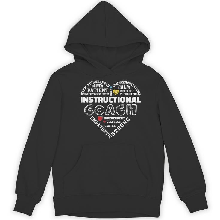Instructional Coach Heart Teachers Appreciation Women's Hoodie, novelty gifts, funny gifts Instructional Coach Heart Teachers Appreciation Women's Hoodie, novelty gifts, funny gifts