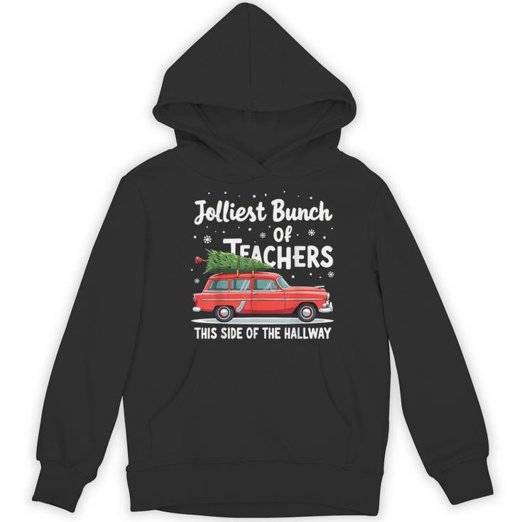 Jolliest Bunch Of Teachers This Side Of The Hallway Xmas PJ Women's Hoodie, novelty gifts, funny gifts Jolliest Bunch Of Teachers This Side Of The Hallway Xmas PJ Women's Hoodie, novelty gifts, funny gifts