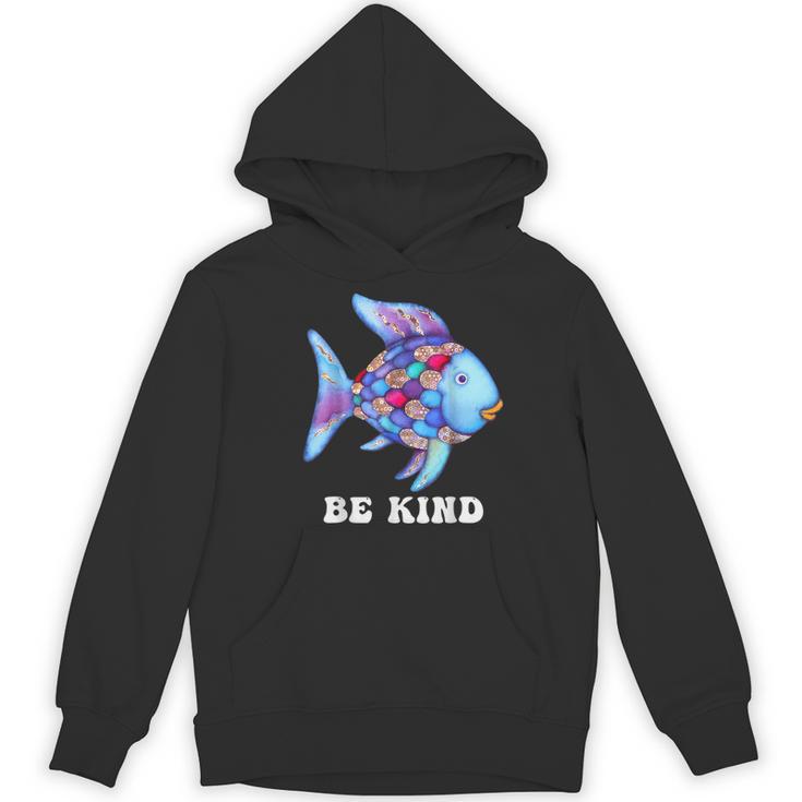 Be Kind Rainbow Fish Teacher Life Teaching Back To School Women's Hoodie, novelty gifts, funny gifts