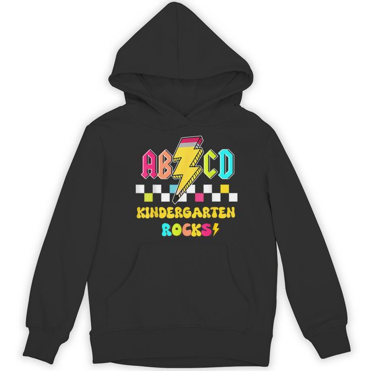 Kindergarten ABCD Rocks Teacher Student Back To School Women's Hoodie, novelty gifts, funny gifts Kindergarten ABCD Rocks Teacher Student Back To School Women's Hoodie, novelty gifts, funny gifts