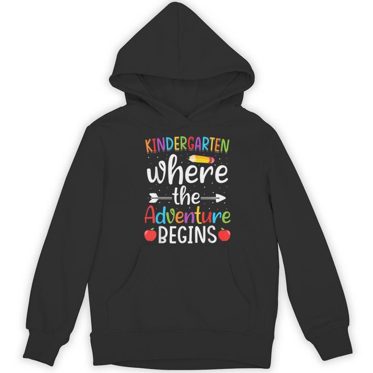 Kindergarten Where The Adventure Begins Shirt Children's Teacher Women's Hoodie, novelty gifts, funny gifts Kindergarten Where The Adventure Begins Shirt Children's Teacher Women's Hoodie, novelty gifts, funny gifts