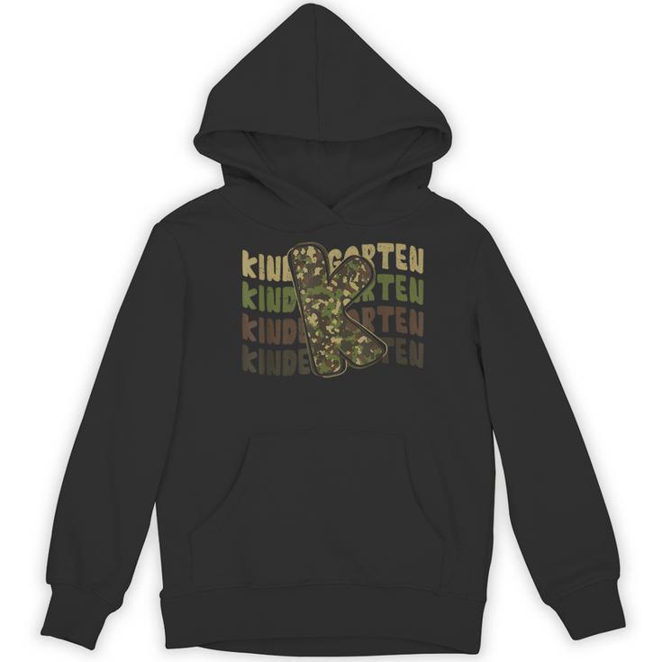 Kindergarten Camo Camouflage Boy Teacher Back To School Women's Hoodie, novelty gifts, funny gifts Kindergarten Camo Camouflage Boy Teacher Back To School Women's Hoodie, novelty gifts, funny gifts