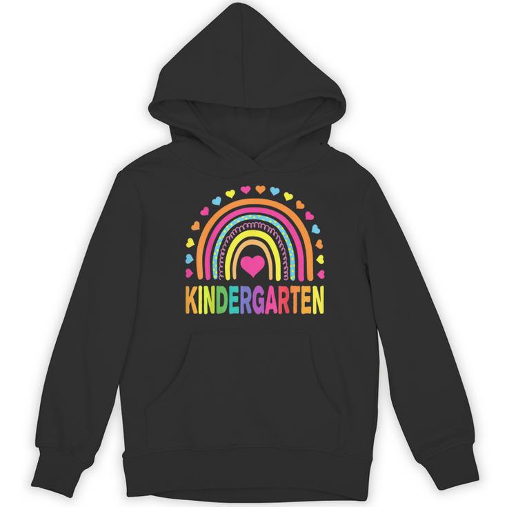 Kindergarten Rainbow Girls Boys Teacher Team Kinder Squad Women's Hoodie, novelty gifts, funny gifts