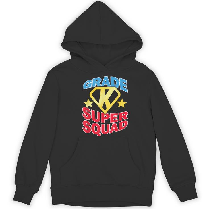 Kindergarten Super Squad Superhero Teacher Team Men Women Girls Kids Women's Hoodie, novelty gifts, funny gifts