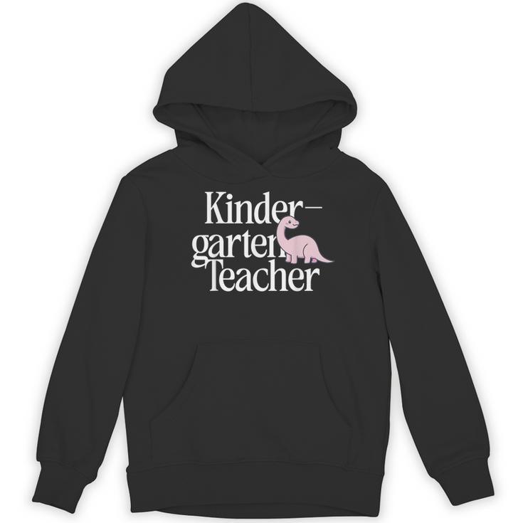 Kindergarten Teacher Dinosaur Back To School Women's Hoodie, novelty gifts, funny gifts