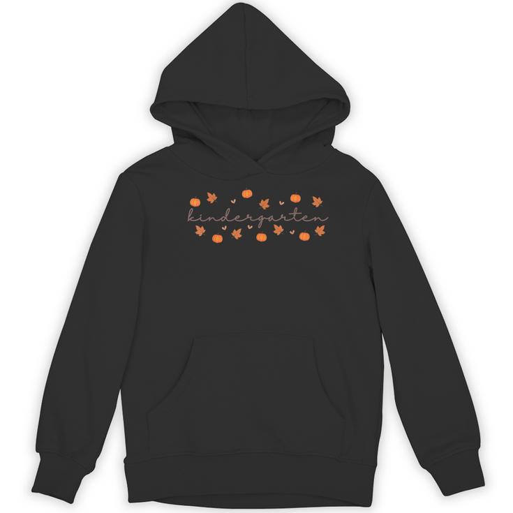 Kindergarten Teacher Pumpkin Autumn Leaves Kinder Team Fall Women's Hoodie, novelty gifts, funny gifts Kindergarten Teacher Pumpkin Autumn Leaves Kinder Team Fall Women's Hoodie, novelty gifts, funny gifts