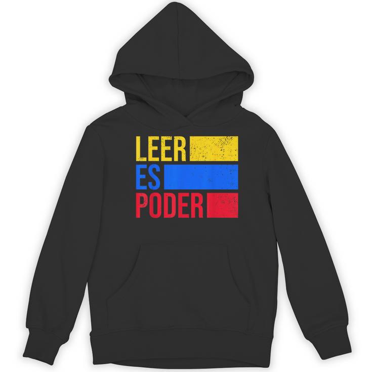 Leer Es Poder Colombian Spanish Teacher Maestra Colombia Women's Hoodie, novelty gifts, funny gifts