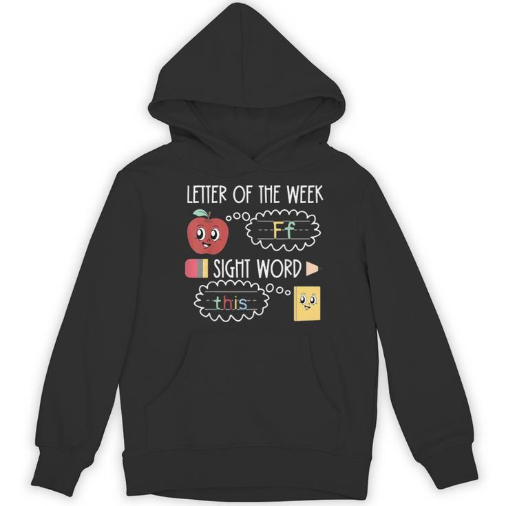 Letter Of The Week Ff Sight Word Teacher Squad Women's Hoodie, novelty gifts, funny gifts Letter Of The Week Ff Sight Word Teacher Squad Women's Hoodie, novelty gifts, funny gifts