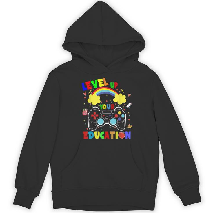 Level Up Your Education Gaming Inspired Teacher Gamers For Men Women Kids Women's Hoodie, novelty gifts, funny gifts Level Up Your Education Gaming Inspired Teacher Gamers For Men Women Kids Women's Hoodie, novelty gifts, funny gifts