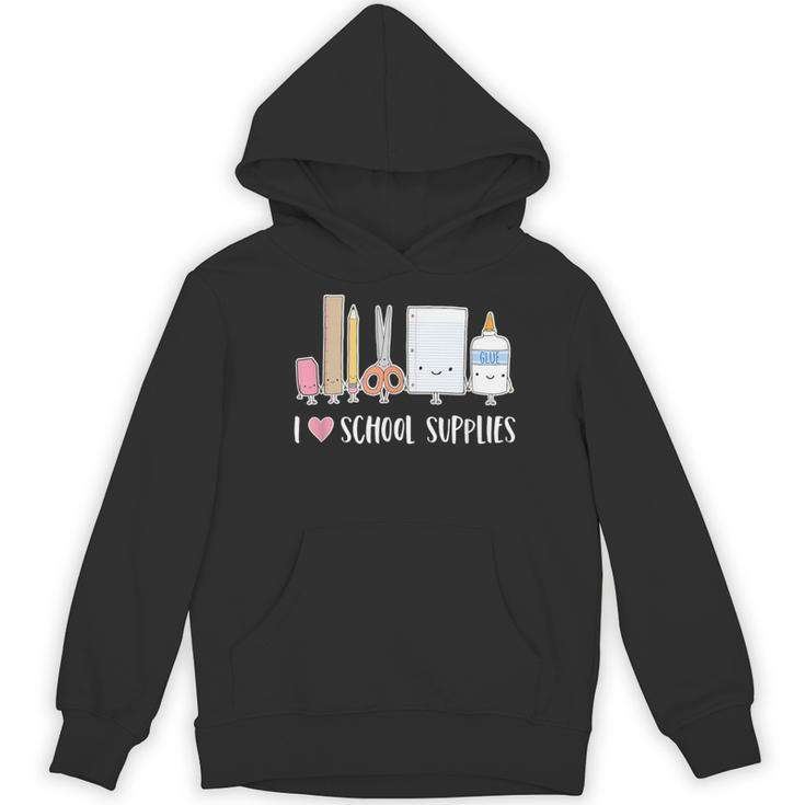 I Love School Supplies Teacher Shirt Women's Hoodie, novelty gifts, funny gifts I Love School Supplies Teacher Shirt Women's Hoodie, novelty gifts, funny gifts