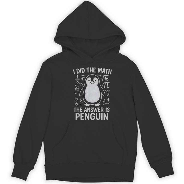 I Did The Math The Answer Is Penguin Math Teacher Women's Hoodie, novelty gifts, funny gifts