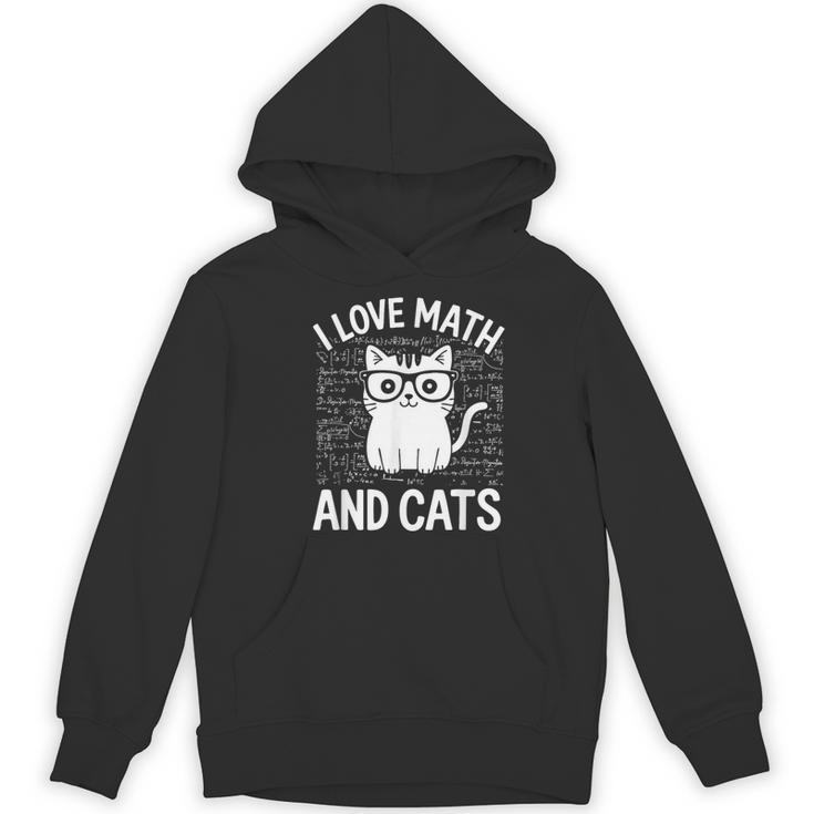 Math And Cats Apparel For Teachers Students Cat Lovers Women's Hoodie, novelty gifts, funny gifts