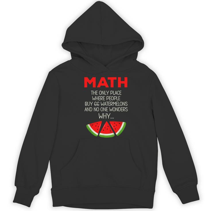 Math Watermelon Calculation Joke Teacher Student Women's Hoodie, novelty gifts, funny gifts Math Watermelon Calculation Joke Teacher Student Women's Hoodie, novelty gifts, funny gifts
