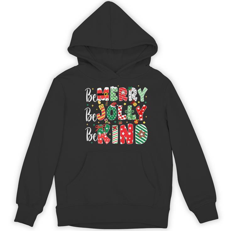 Be Merry Be Jolly Be Kind Merry Christmas Teacher Xmas PJs Women's Hoodie, novelty gifts, funny gifts