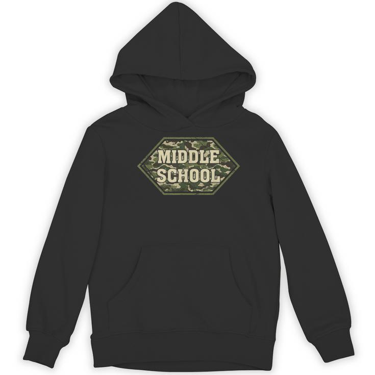 Middle School Camo Retro Back To School Teachers Women's Hoodie, novelty gifts, funny gifts Middle School Camo Retro Back To School Teachers Women's Hoodie, novelty gifts, funny gifts