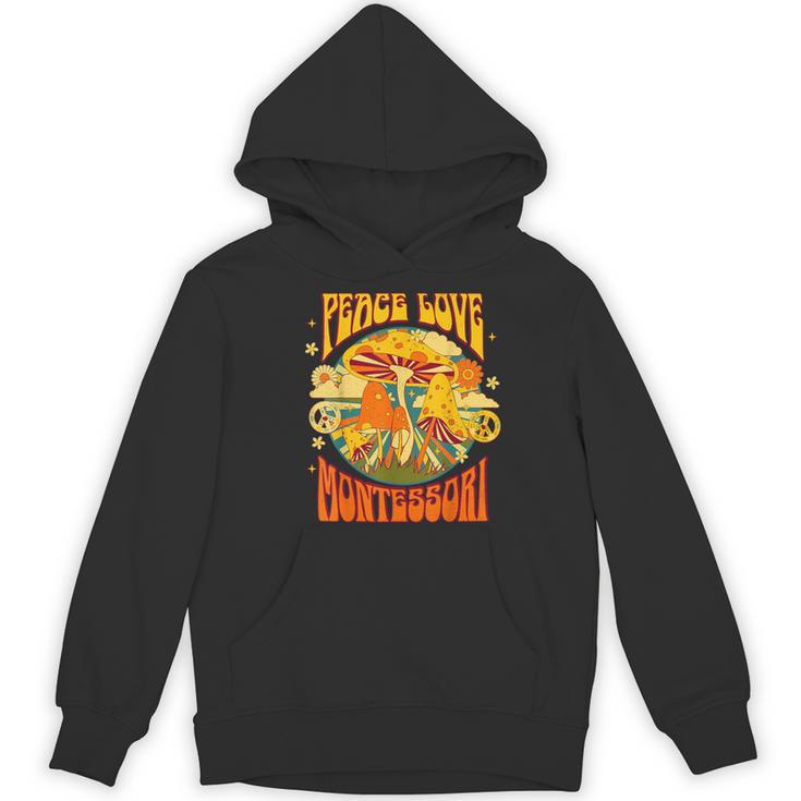 Montessori School Montessori Teacher Peace Love Montessori For Men Women Women's Hoodie, novelty gifts, funny gifts Montessori School Montessori Teacher Peace Love Montessori For Men Women Women's Hoodie, novelty gifts, funny gifts