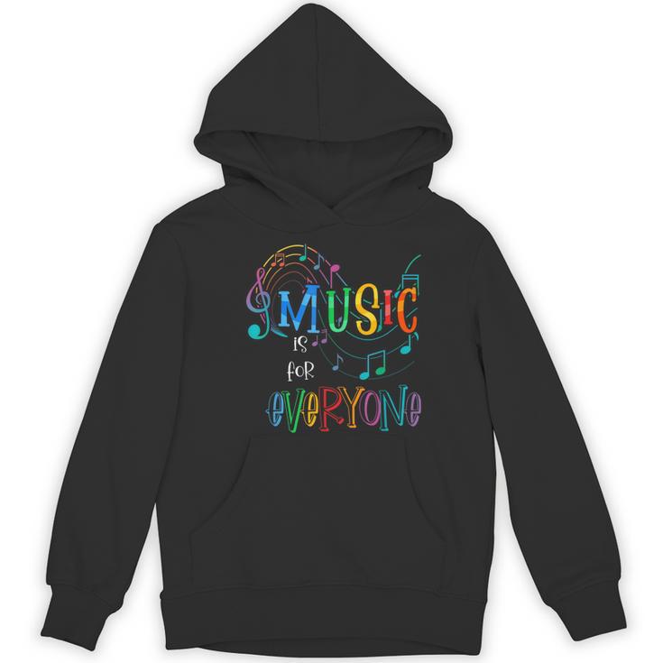 Music Is For Everyone Love For Music Teachers Women's Hoodie, novelty gifts, funny gifts Music Is For Everyone Love For Music Teachers Women's Hoodie, novelty gifts, funny gifts