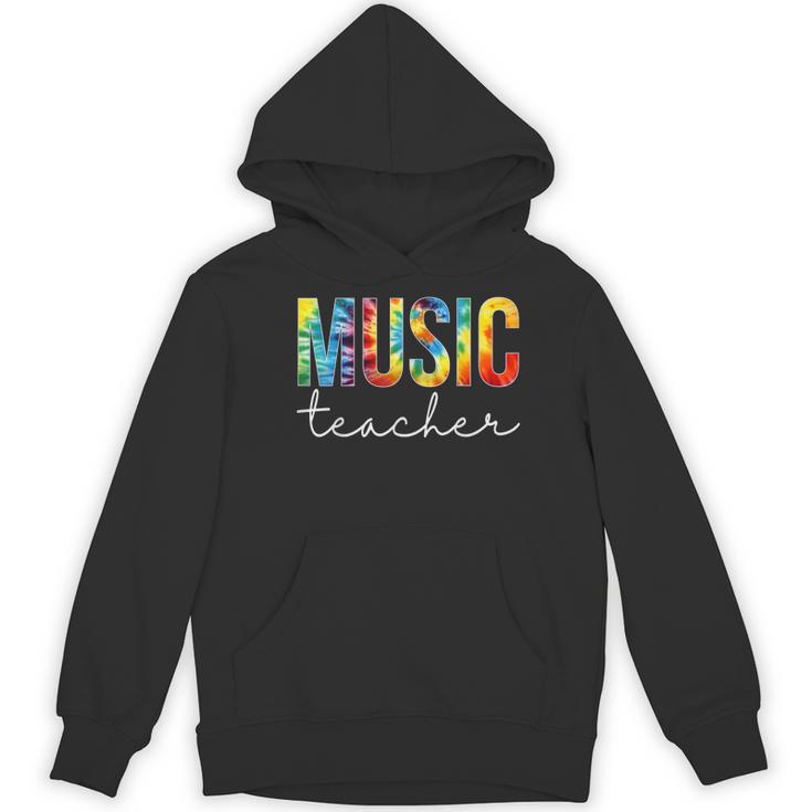Music Teacher Tie Dye Appreciation Day Hello Back To School Men Women Women's Hoodie, novelty gifts, funny gifts Music Teacher Tie Dye Appreciation Day Hello Back To School Men Women Women's Hoodie, novelty gifts, funny gifts