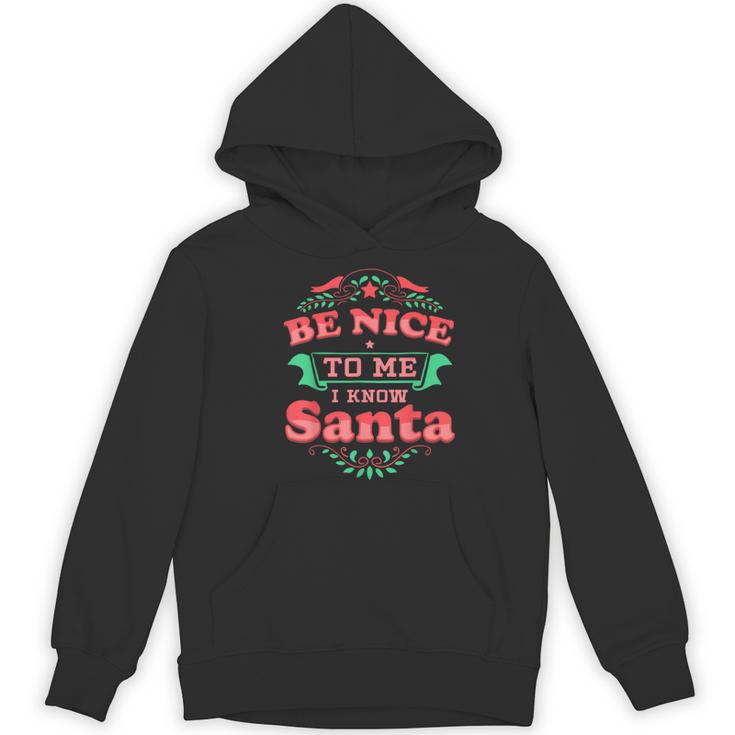 Be Nice To Me I Know Santa Teacher Christmas Men Women Women's Hoodie, novelty gifts, funny gifts Be Nice To Me I Know Santa Teacher Christmas Men Women Women's Hoodie, novelty gifts, funny gifts