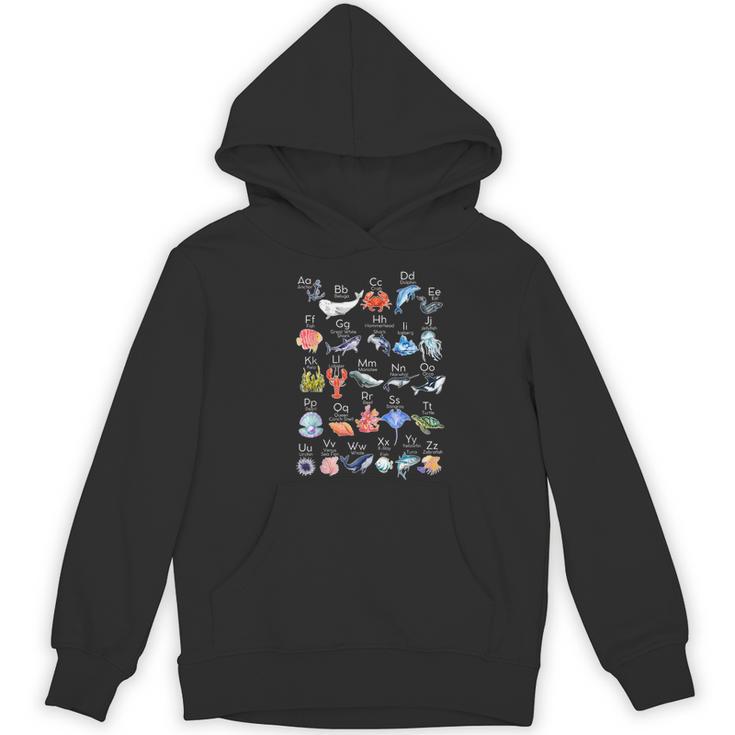 Ocean Animals Alphabet Cute Sea Life ABC Marine Kids Teacher Women's Hoodie, novelty gifts, funny gifts Ocean Animals Alphabet Cute Sea Life ABC Marine Kids Teacher Women's Hoodie, novelty gifts, funny gifts