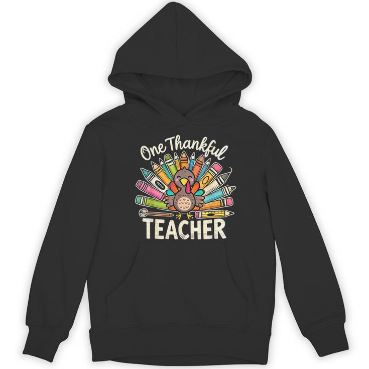 One Thankful Teacher Cute Thanksgiving Turkey School Women's Hoodie, novelty gifts, funny gifts One Thankful Teacher Cute Thanksgiving Turkey School Women's Hoodie, novelty gifts, funny gifts