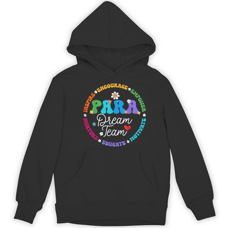 PARA Dream Team Teacher Paraprofessional Paraeducator Women's Hoodie, novelty gifts, funny gifts