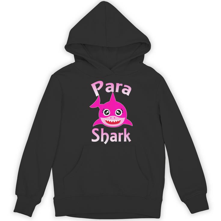 Para Shark Paraprofessional Female Teacher Women's Hoodie, novelty gifts, funny gifts