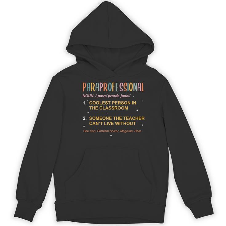 Paraprofessional Teacher Para Sped Ed Parapro Women's Hoodie, novelty gifts, funny gifts