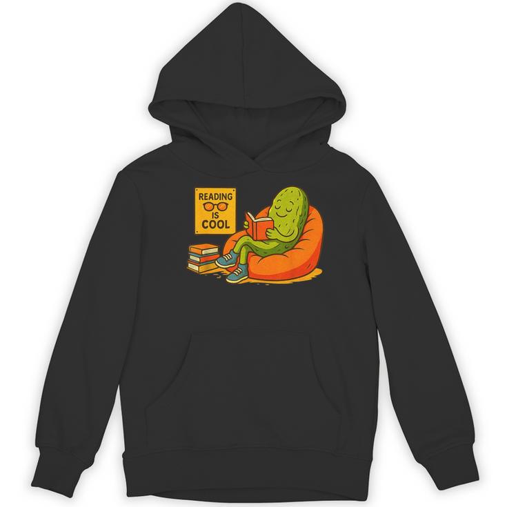 Pickle Reading Books Bookworm Teacher Librarian Kids Retro Women's Hoodie, novelty gifts, funny gifts Pickle Reading Books Bookworm Teacher Librarian Kids Retro Women's Hoodie, novelty gifts, funny gifts