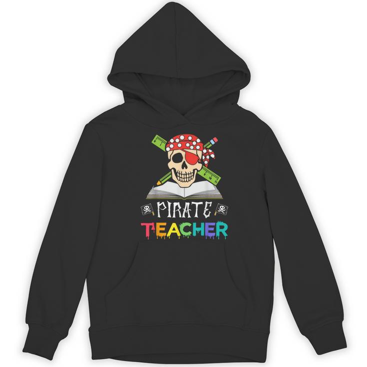 Pirate Teacher Halloween Skull Adult Women's Hoodie, novelty gifts, funny gifts Pirate Teacher Halloween Skull Adult Women's Hoodie, novelty gifts, funny gifts