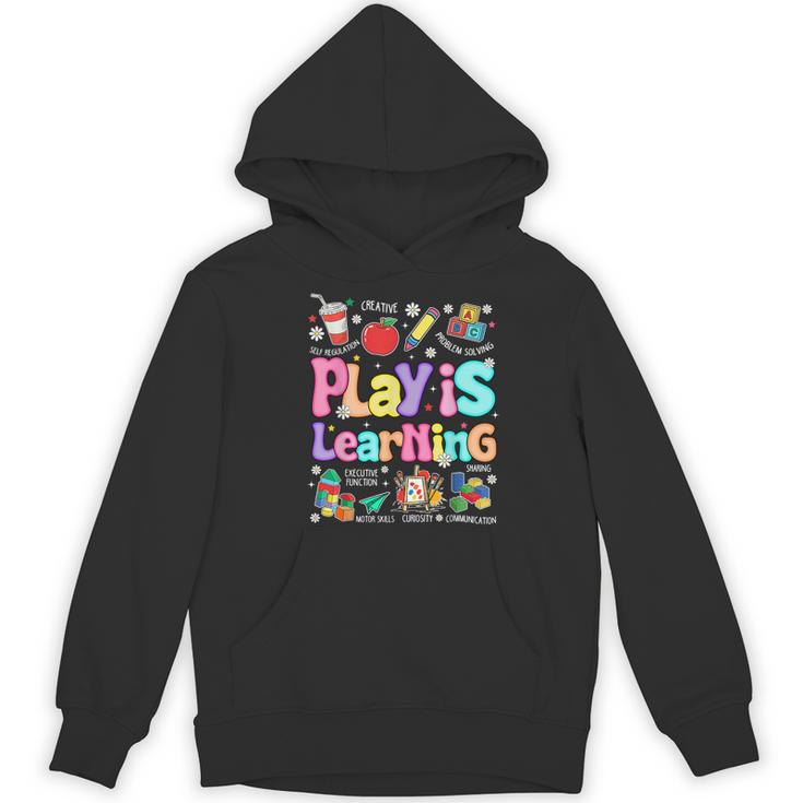 Play Is Learning Educational Teacher Women Women's Hoodie, novelty gifts, funny gifts Play Is Learning Educational Teacher Women Women's Hoodie, novelty gifts, funny gifts