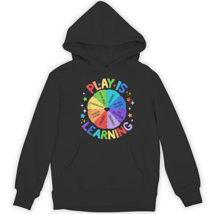 Play Is Learning Teacher Kindergarten For Men Women Kids Women's Hoodie, novelty gifts, funny gifts