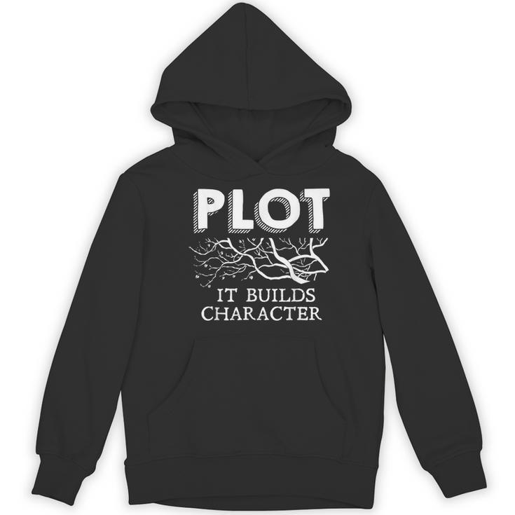 Plot It Builds Character Book Reading Teacher Women's Hoodie, novelty gifts, funny gifts Plot It Builds Character Book Reading Teacher Women's Hoodie, novelty gifts, funny gifts