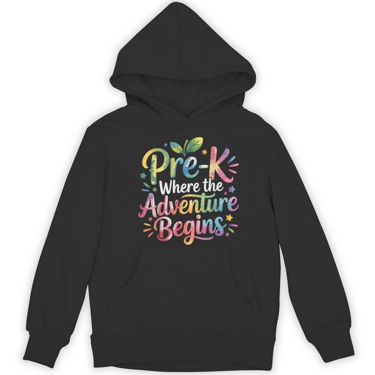 Pre-K Where The Adventure Begins Preschool Teachers Students Women's Hoodie, novelty gifts, funny gifts