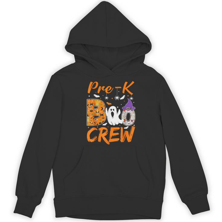 Pre K Boo Crew Teacher Student Halloween Pre Kindergarten Women's Hoodie, novelty gifts, funny gifts